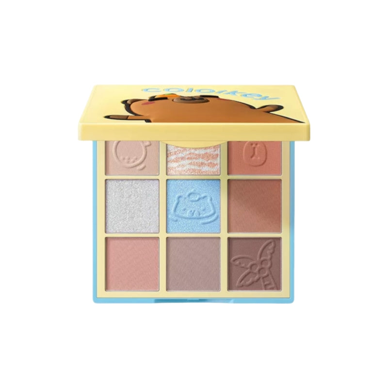 Palette de fards à paupières Colorkey Orange Capybara neuf nuances 13,5 g