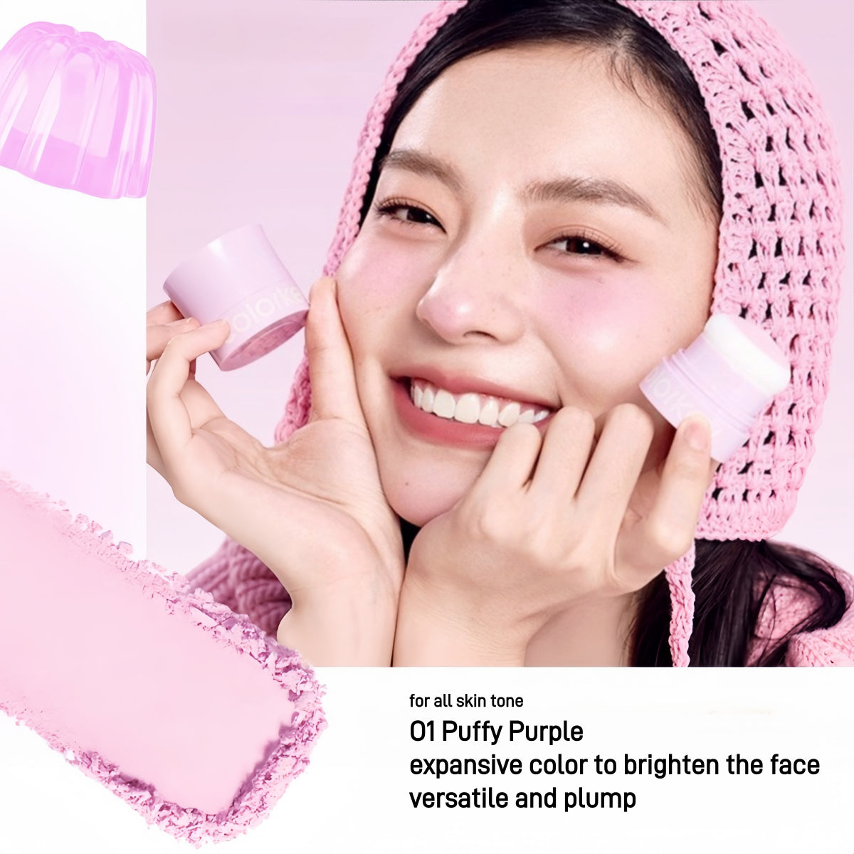 Fard à joues scintillant Colorkey 3,2 g