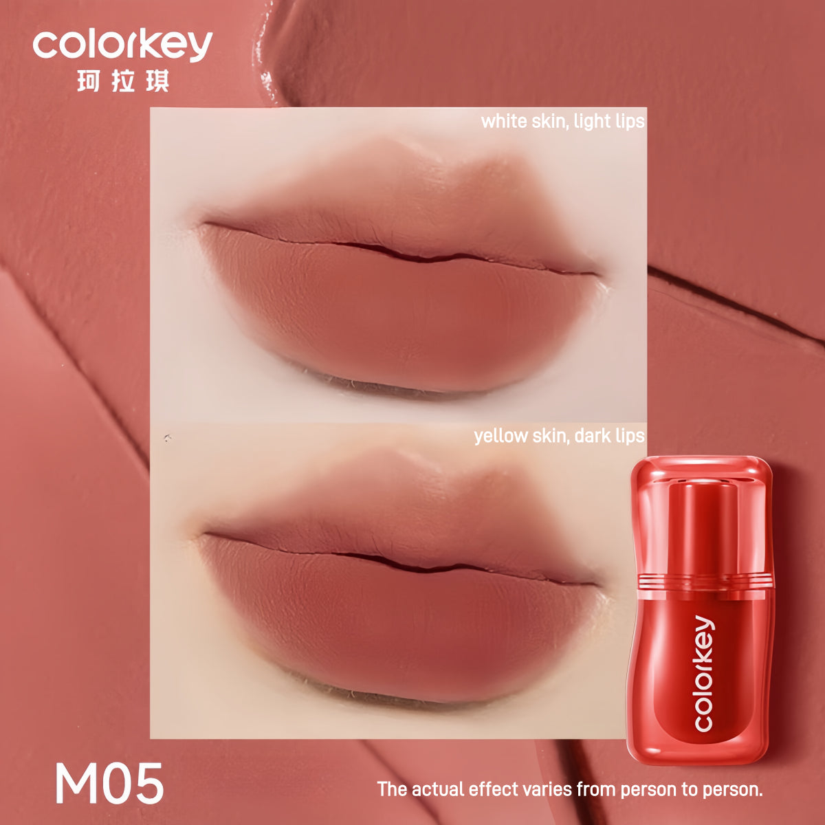 Colorkey Soyeux Crémeux Mat Rouge à Lèvres 3g