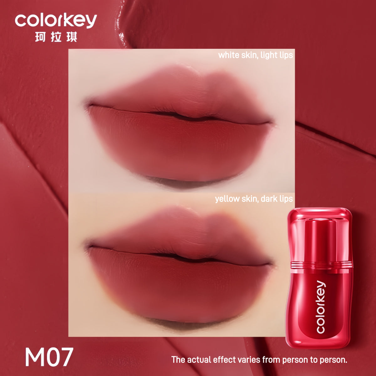 Colorkey Soyeux Crémeux Mat Rouge à Lèvres 3g