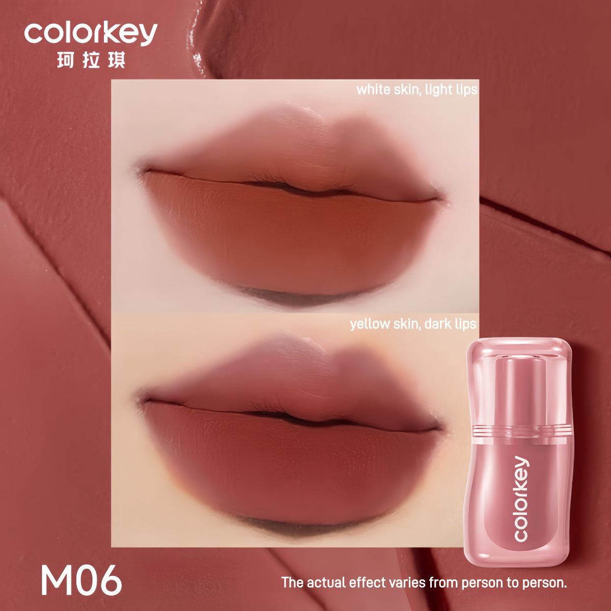 Colorkey Soyeux Crémeux Mat Rouge à Lèvres 3g