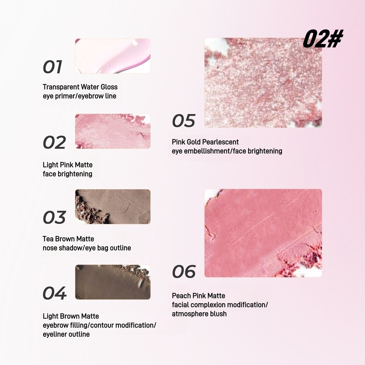 Palette de joues multi-usages EUNARZ 9 g