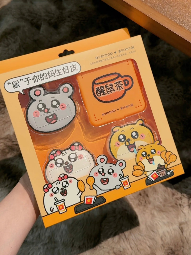 Everbab Mouse Play Rubycell Makeup Puff