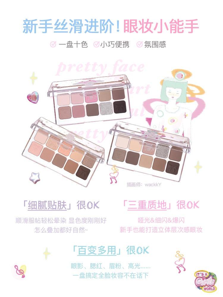 FLORTTE Wackky 10 色眼影盘 7.5g
