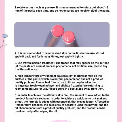 Flortte - Love Yourself Non Stick Lip Gloss 2.4g