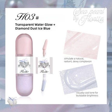 Flortte - Sea Pearl Double Ended Highlight Contour Liquid 4.3g 4.6g