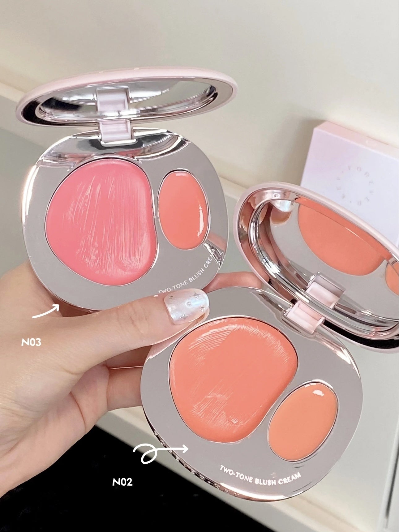 ForeverKey - Two Tone Blush Cream 7g