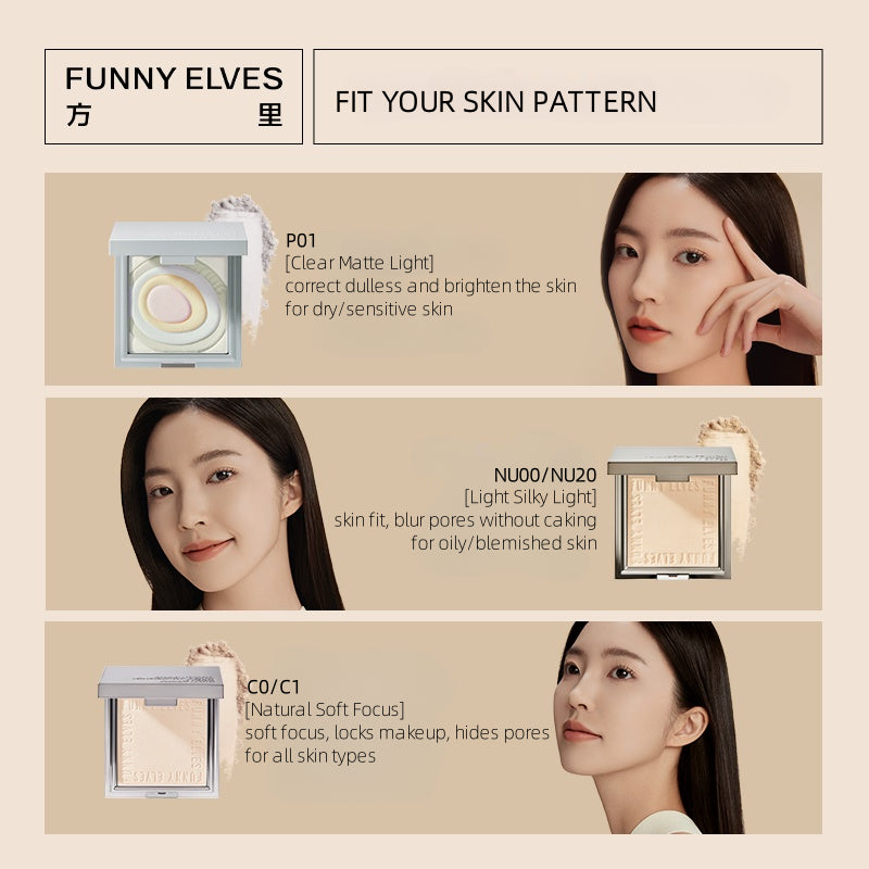 Poudre compacte fixatrice Soft Focus Funny Elves 7 g