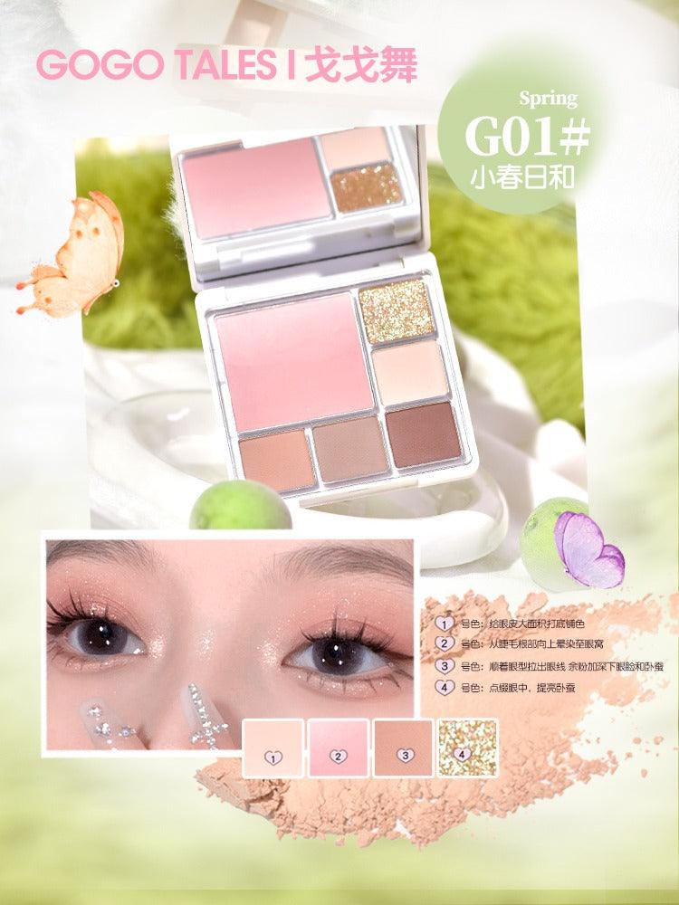 GOGO TALES Palette de fards à joues duveteux 14 g