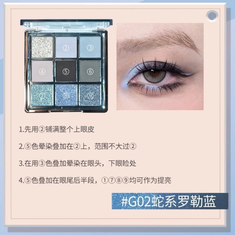 GOGO TALES Glaze Tinting Eyeshadow Palette 10.8g