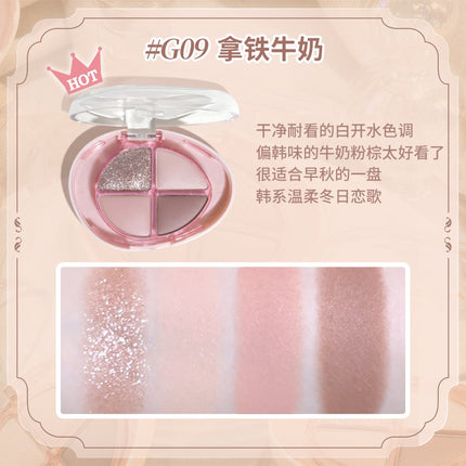 GOGOTALES - Glittering Colourful Eyeshadow Palette 4.8g