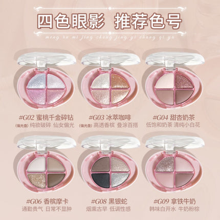 GOGOTALES - Glittering Colourful Eyeshadow Palette 4.8g