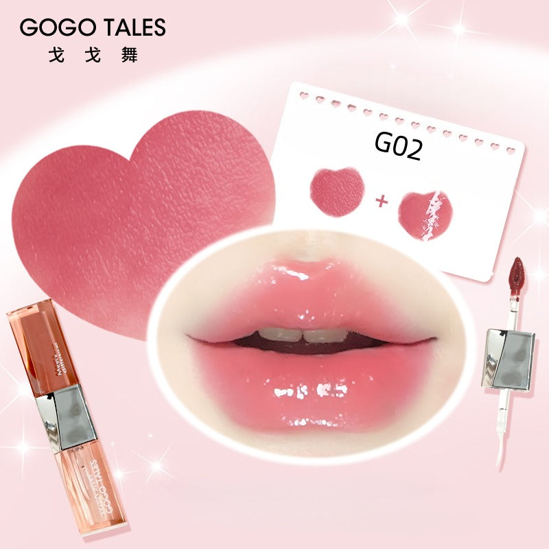 GOGO TALES Gloss à lèvres double-embout longue tenue Plump 4,8 g