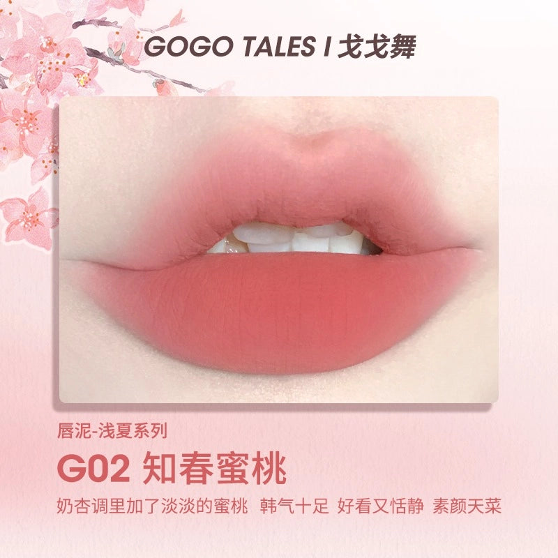 Glaçage à lèvres en gaze fine GOGO TALES 2,4 g