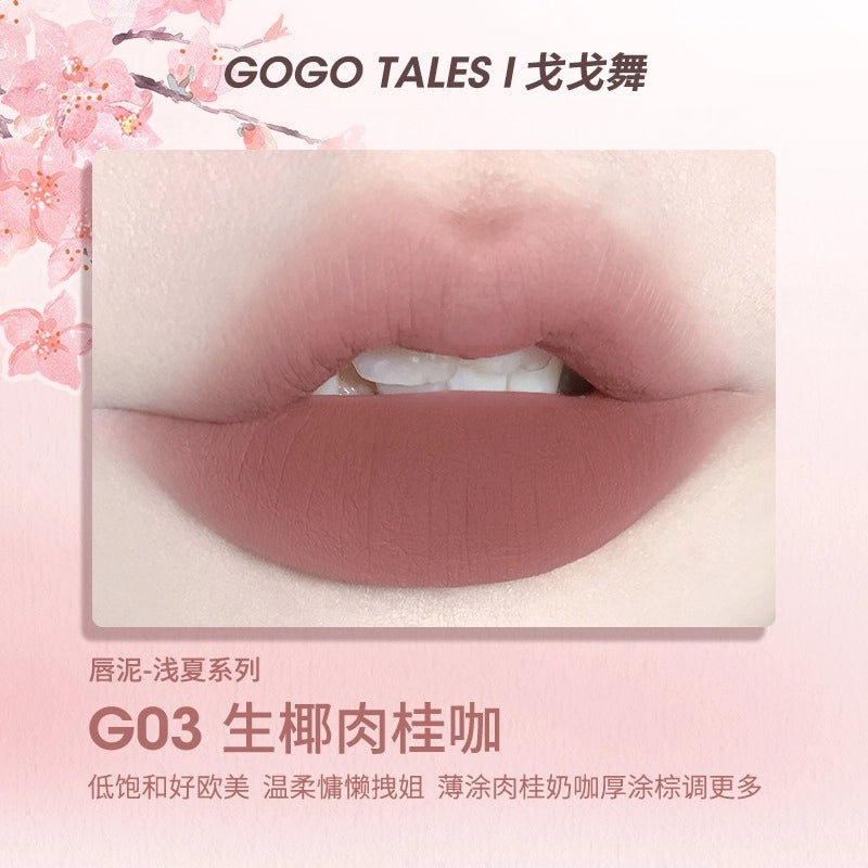 Glaçage à lèvres en gaze fine GOGO TALES 2,4 g