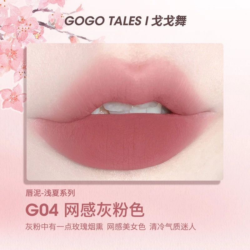 Glaçage à lèvres en gaze fine GOGO TALES 2,4 g