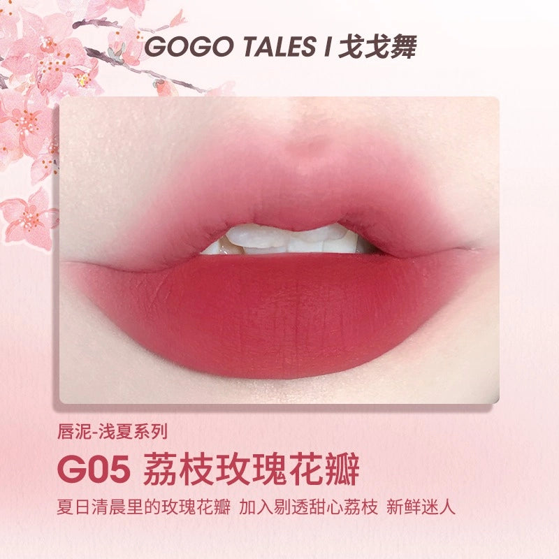 Glaçage à lèvres en gaze fine GOGO TALES 2,4 g