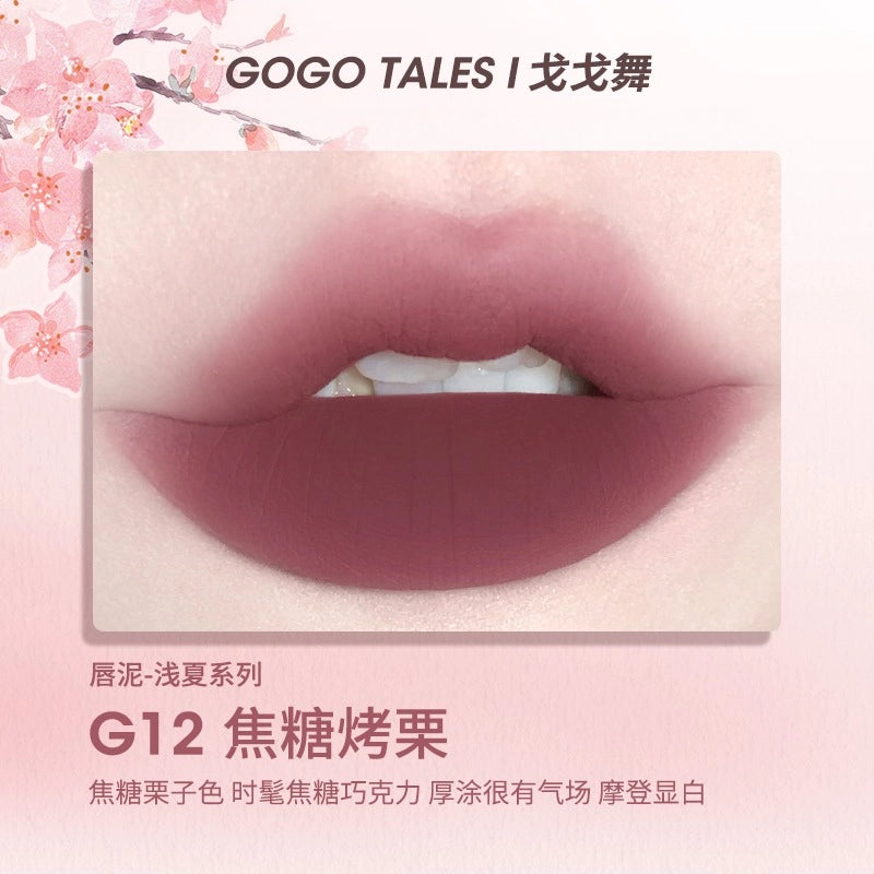 Glaçage à lèvres en gaze fine GOGO TALES 2,4 g