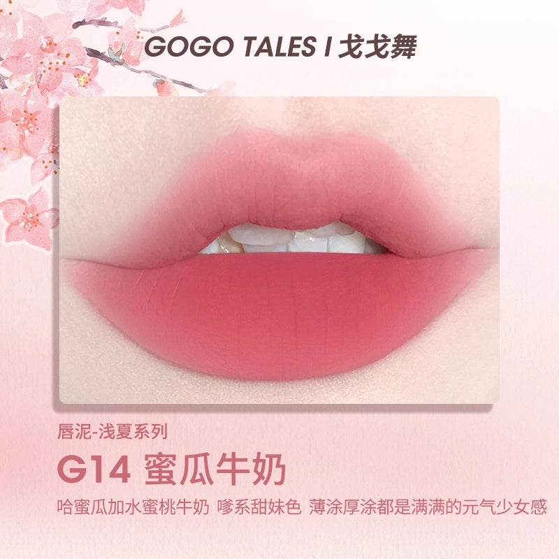 Glaçage à lèvres en gaze fine GOGO TALES 2,4 g