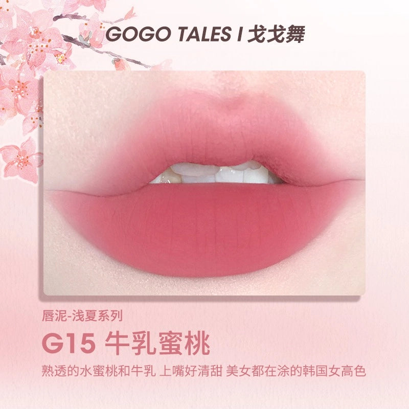 Glaçage à lèvres en gaze fine GOGO TALES 2,4 g