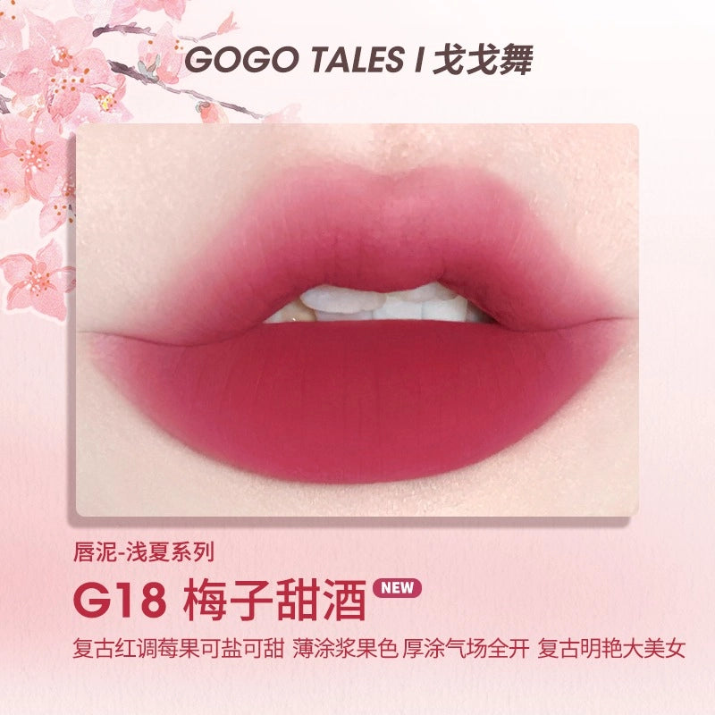 Glaçage à lèvres en gaze fine GOGO TALES 2,4 g