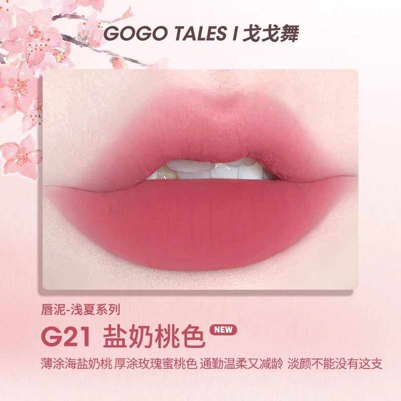 Glaçage à lèvres en gaze fine GOGO TALES 2,4 g
