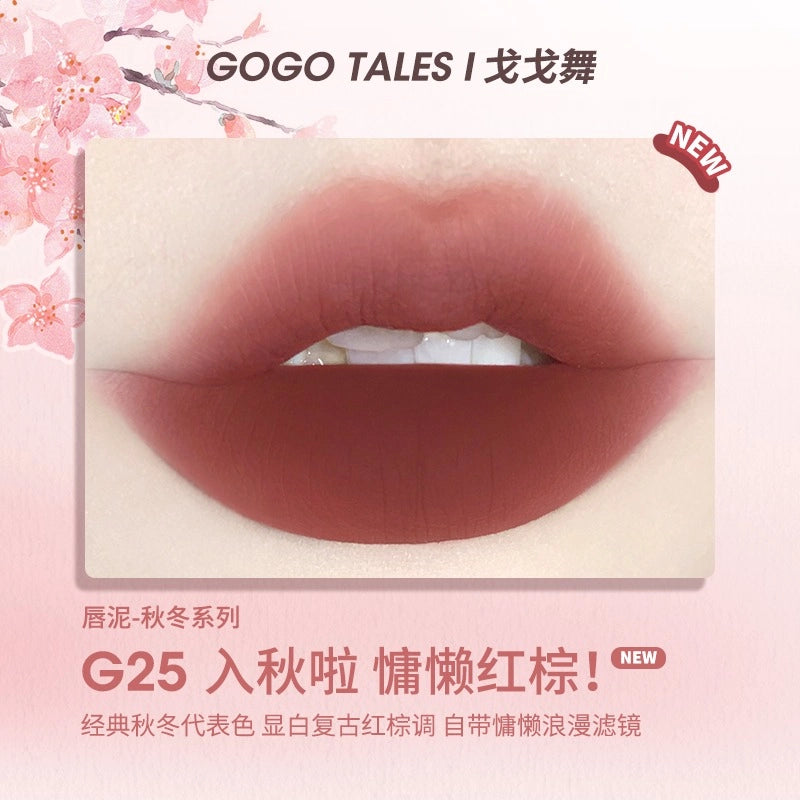 Glaçage à lèvres en gaze fine GOGO TALES 2,4 g
