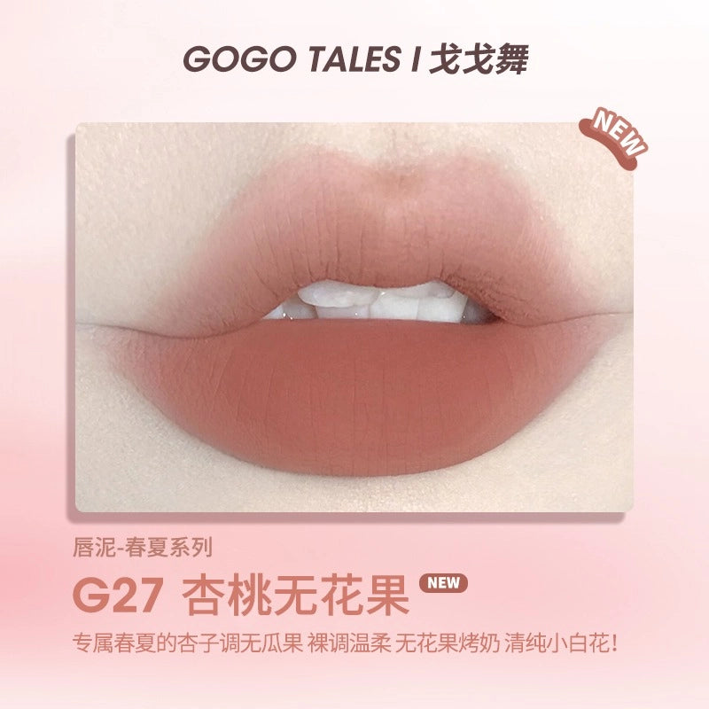 Glaçage à lèvres en gaze fine GOGO TALES 2,4 g