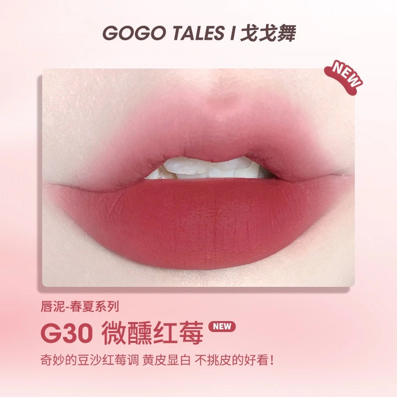 Glaçage à lèvres en gaze fine GOGO TALES 2,4 g