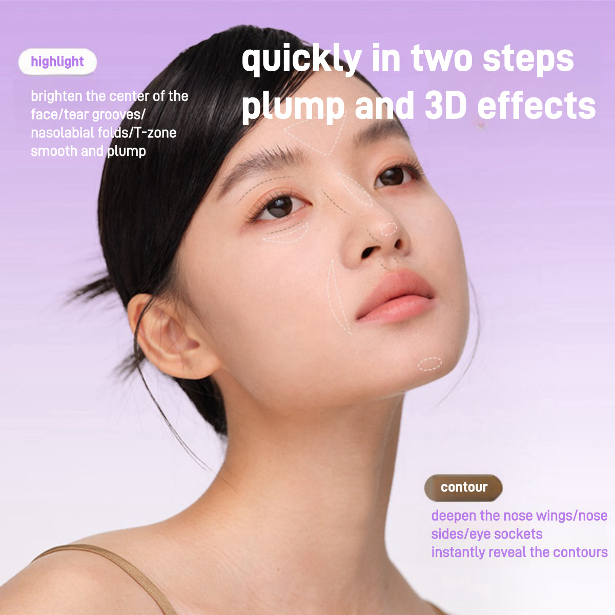 GirlsCrush Matte Highlighter Contour Poudre Duo 5,2 g