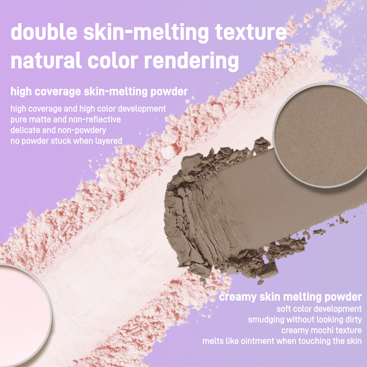 GirlsCrush Matte Highlighter Contour Poudre Duo 5,2 g