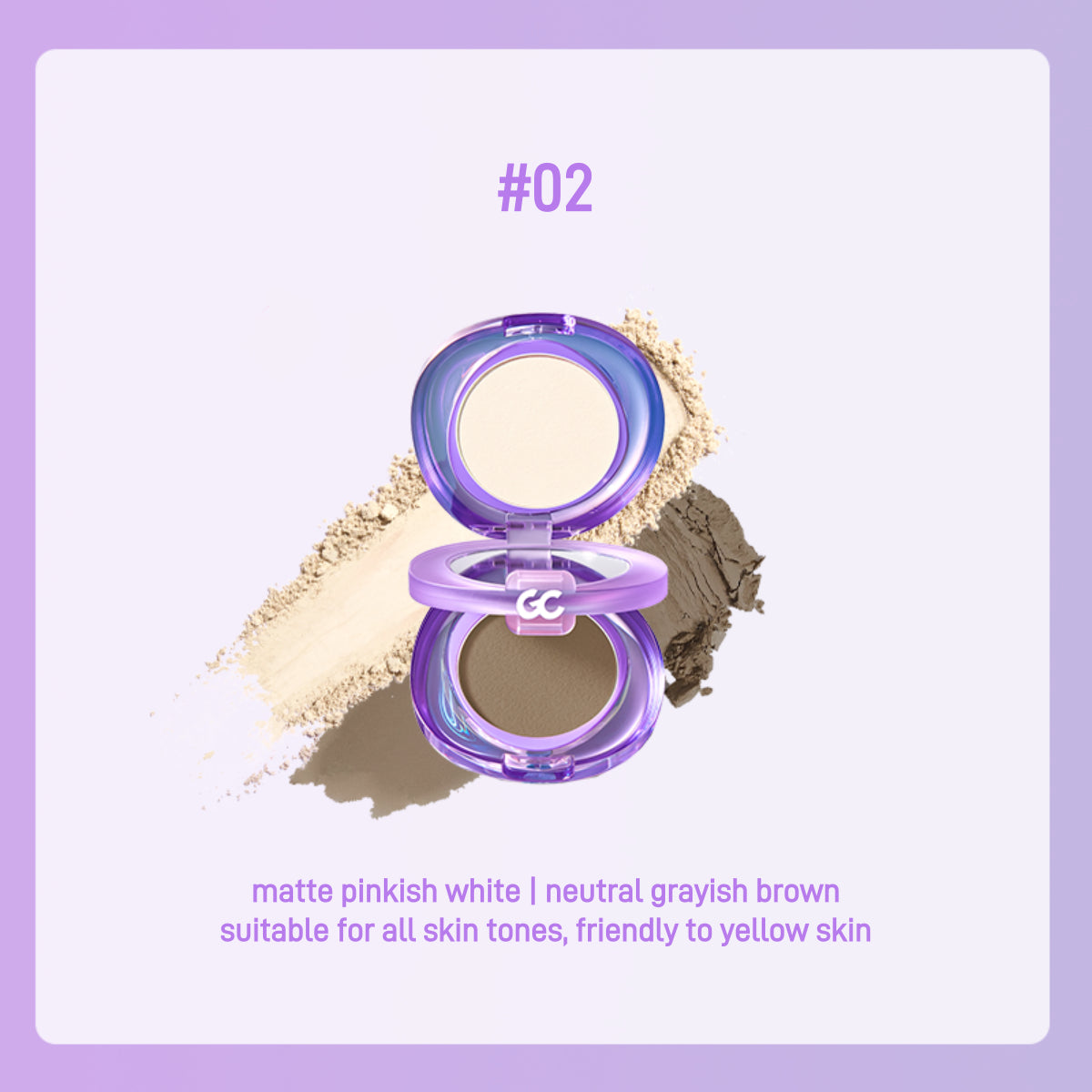 GirlsCrush Matte Highlighter Contour Poudre Duo 5,2 g