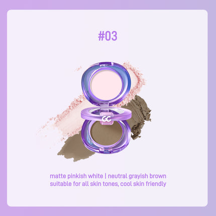 GirlsCrush - Matte Highlighter Contour Powder Duo 5.2g