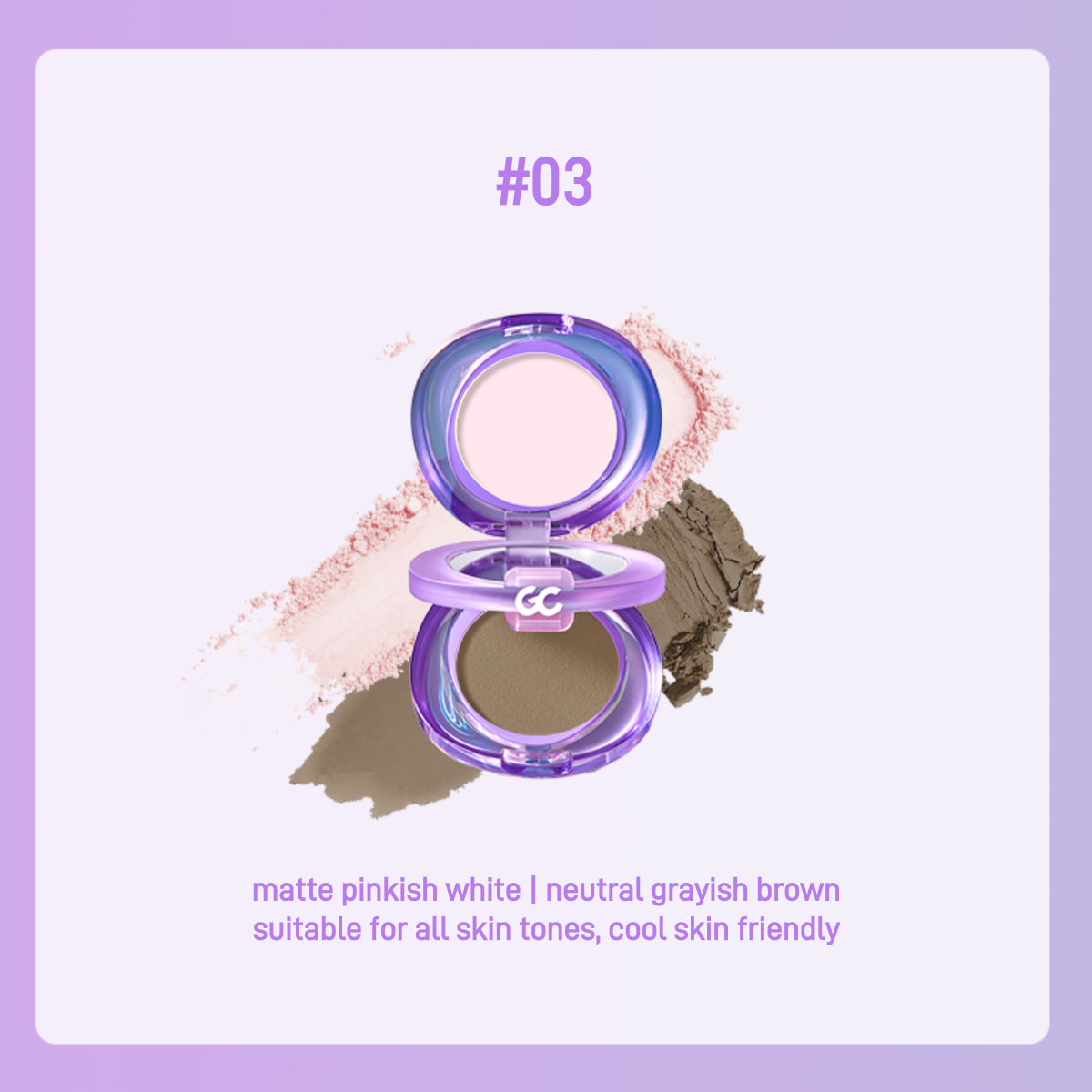 GirlsCrush Matte Highlighter Contour Poudre Duo 5,2 g