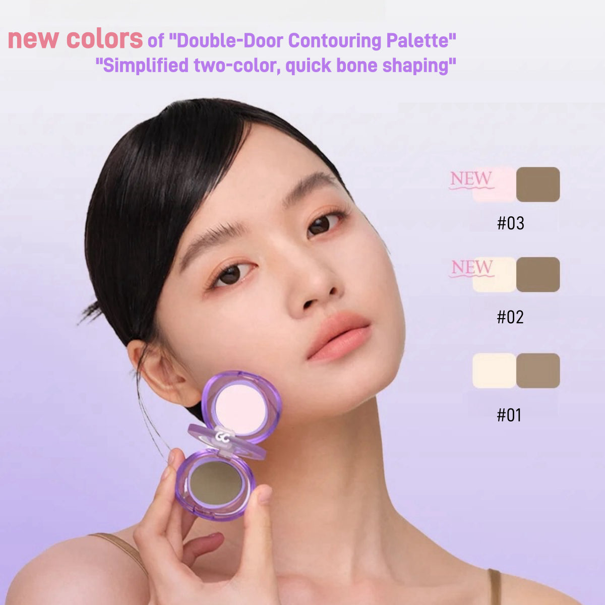 GirlsCrush Matte Highlighter Contour Poudre Duo 5,2 g