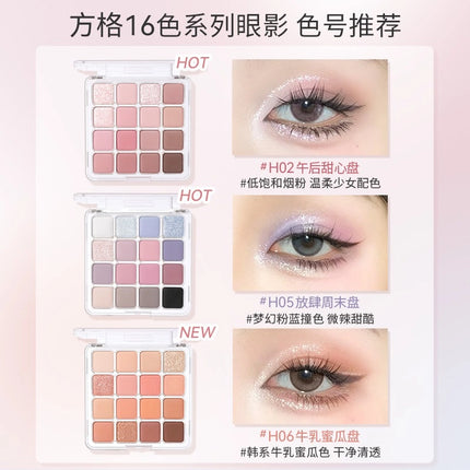 HOLDLIVE - 16 Colors Eyeshadow Tray 19.2g