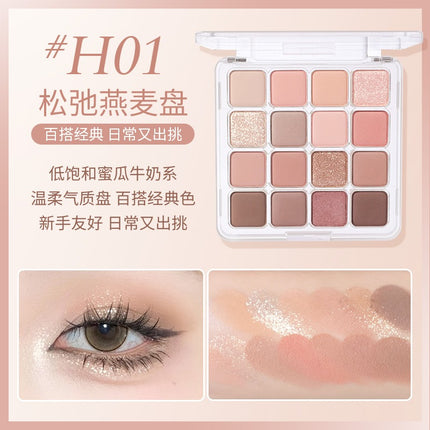 HOLDLIVE - 16 Colors Eyeshadow Tray 19.2g