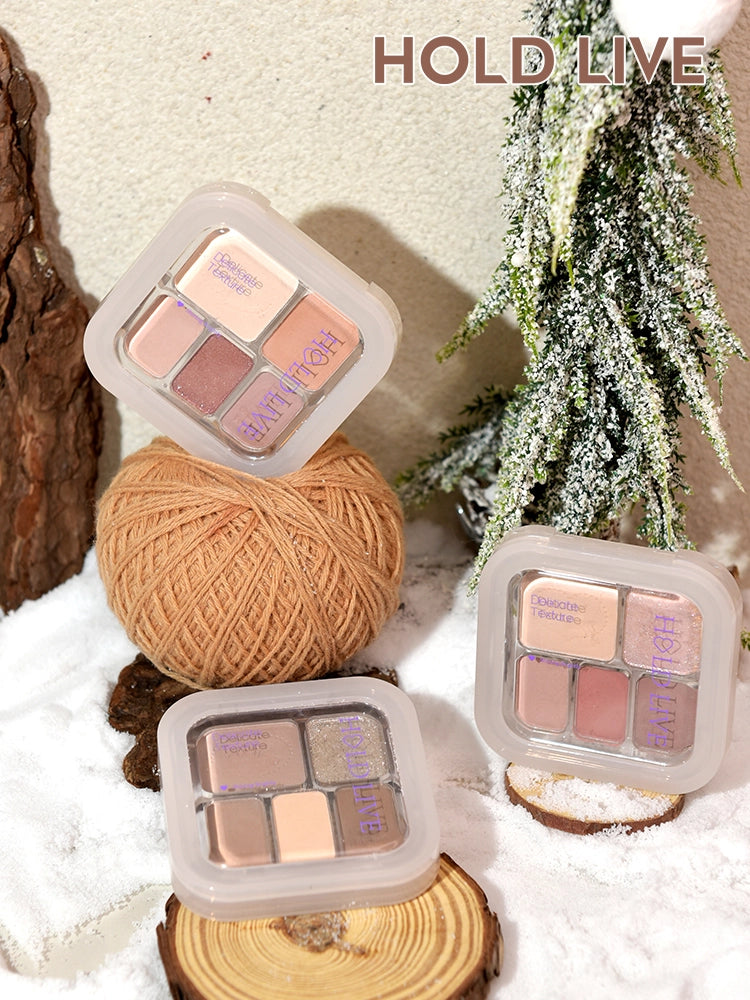 Fard à paupières cinq couleurs HOLD LIVE 6,8 g
