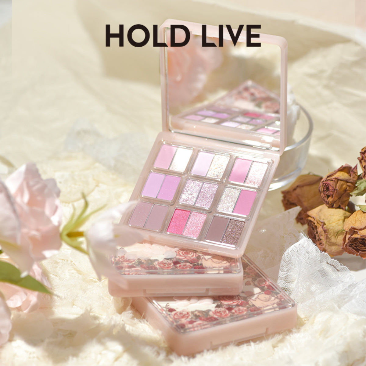Palette de fards à paupières HOLD LIVE Secret Garden 18 couleurs 12,6 g