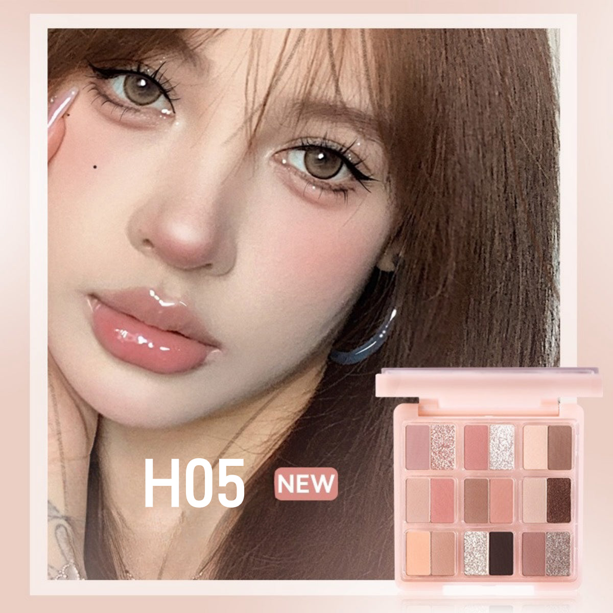 Palette de fards à paupières HOLD LIVE Secret Garden 18 couleurs 12,6 g