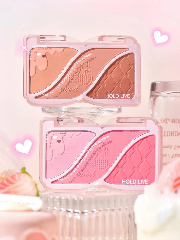 Fard à joues poudre triple couleurs HOLD LIVE 9 g