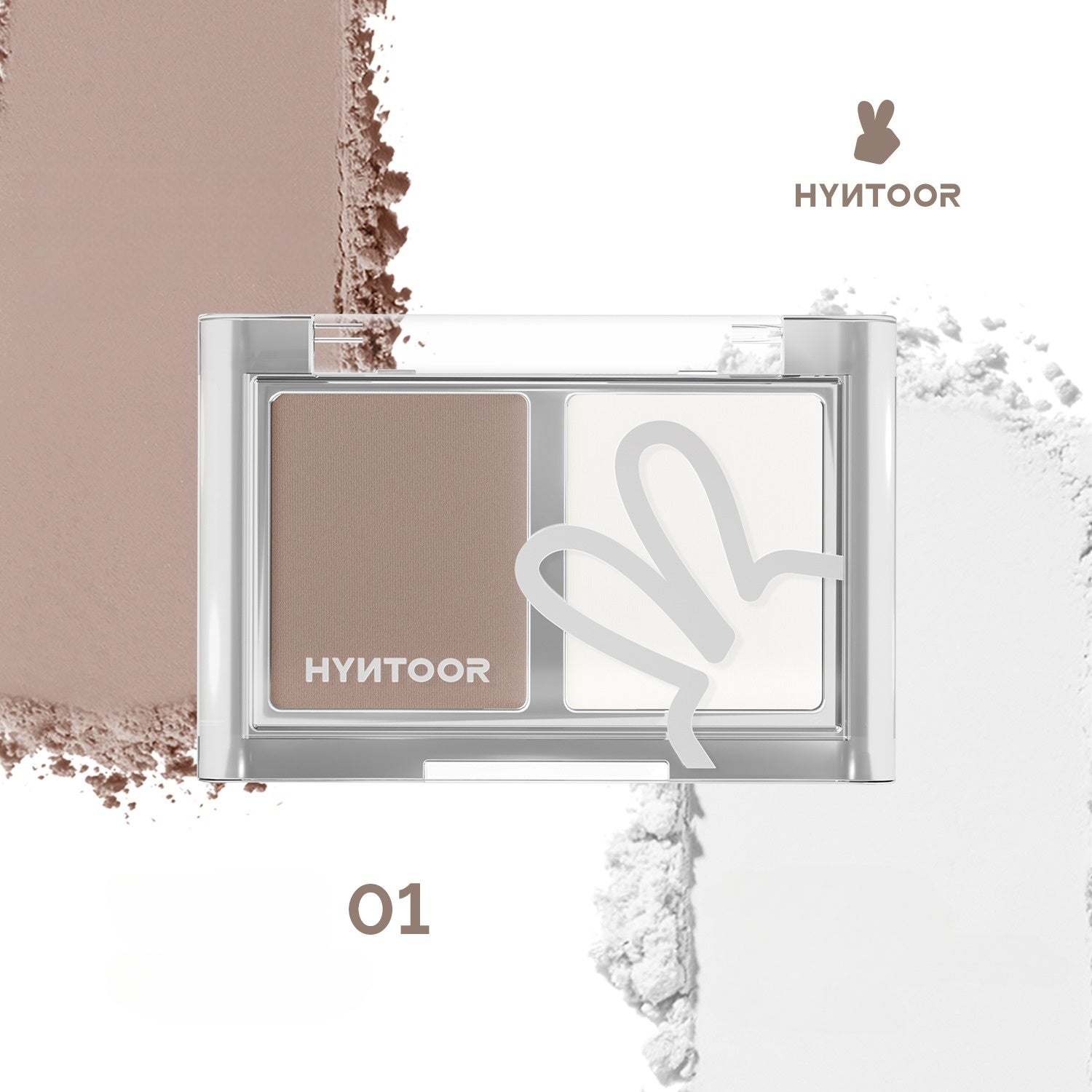 HYNTOOR 黑兔双色卧蚕修容盘 3g