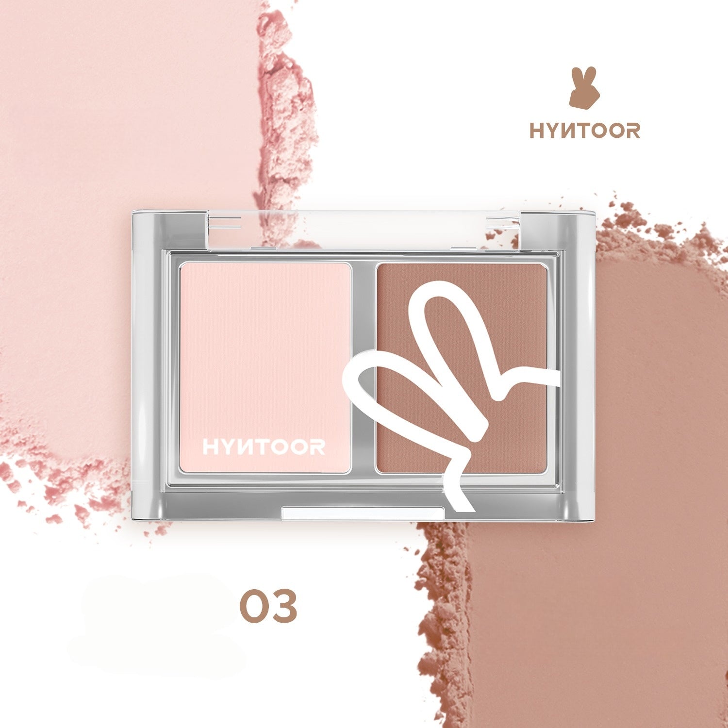 HYNTOOR 黑兔双色卧蚕修容盘 3g