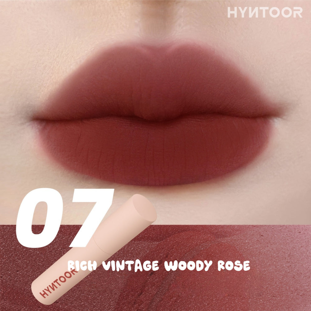 Boue à lèvres poudreuse Macaron HYNTOOR 3,5 g