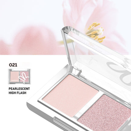 HYNTOOR - Rich Spring of Flowers Eyeshadow Duo 3g