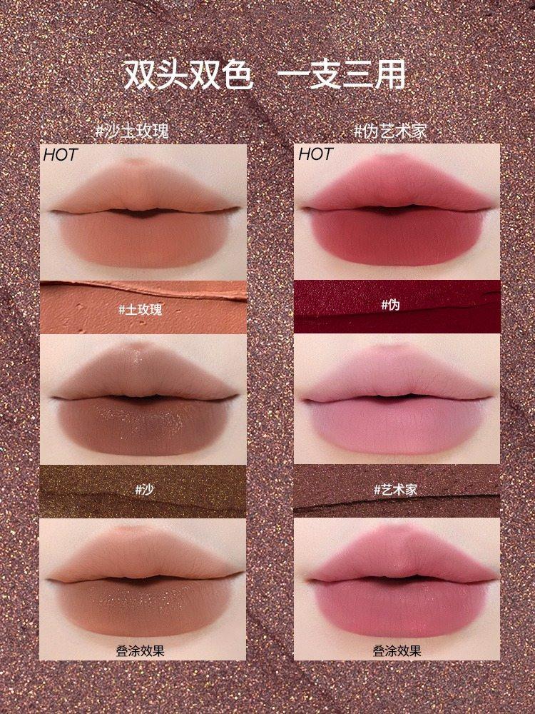 Haggard Double End Lip Gloss Matte Mud 5g
