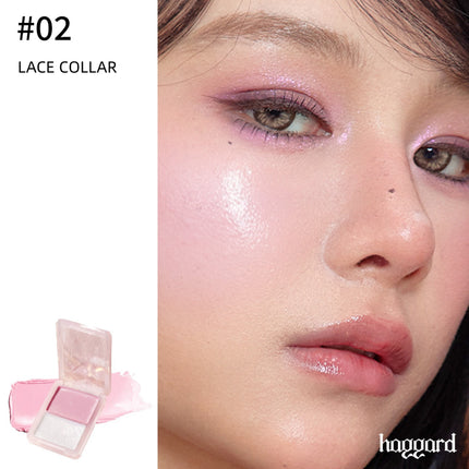 Haggard EMO Monster Water Glow Blush Cream Duo 7g 02