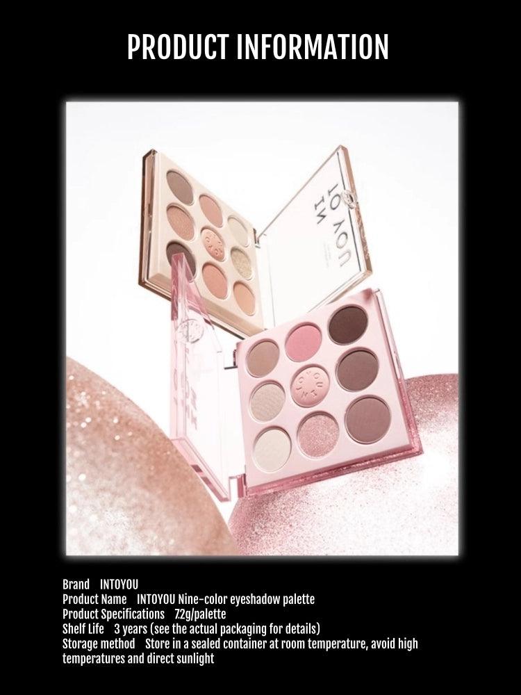 Palette de fards à paupières neuf couleurs INTO YOU 7,2 g
