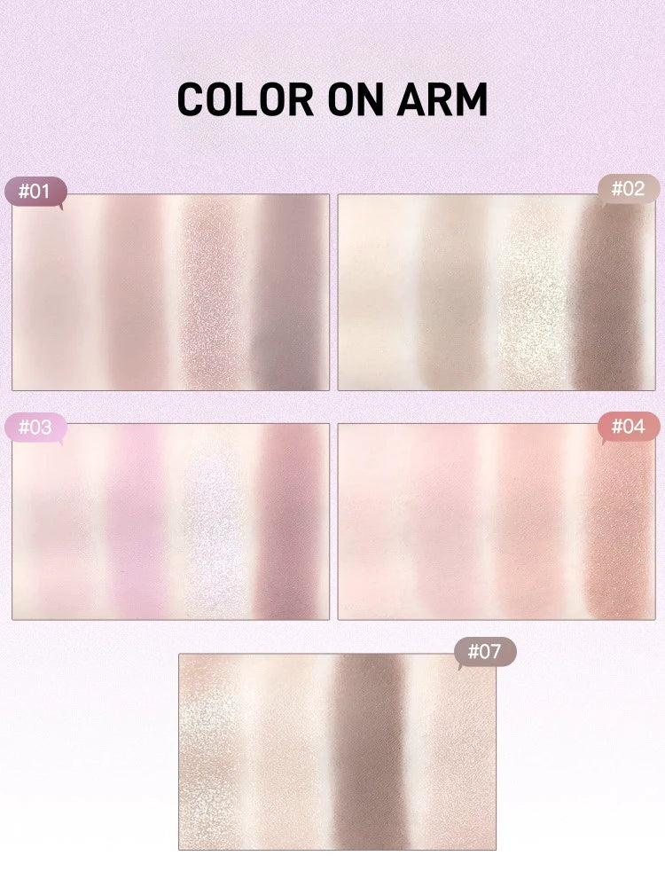Palette de fards à paupières quatre couleurs JILL LEEN 3,8 g