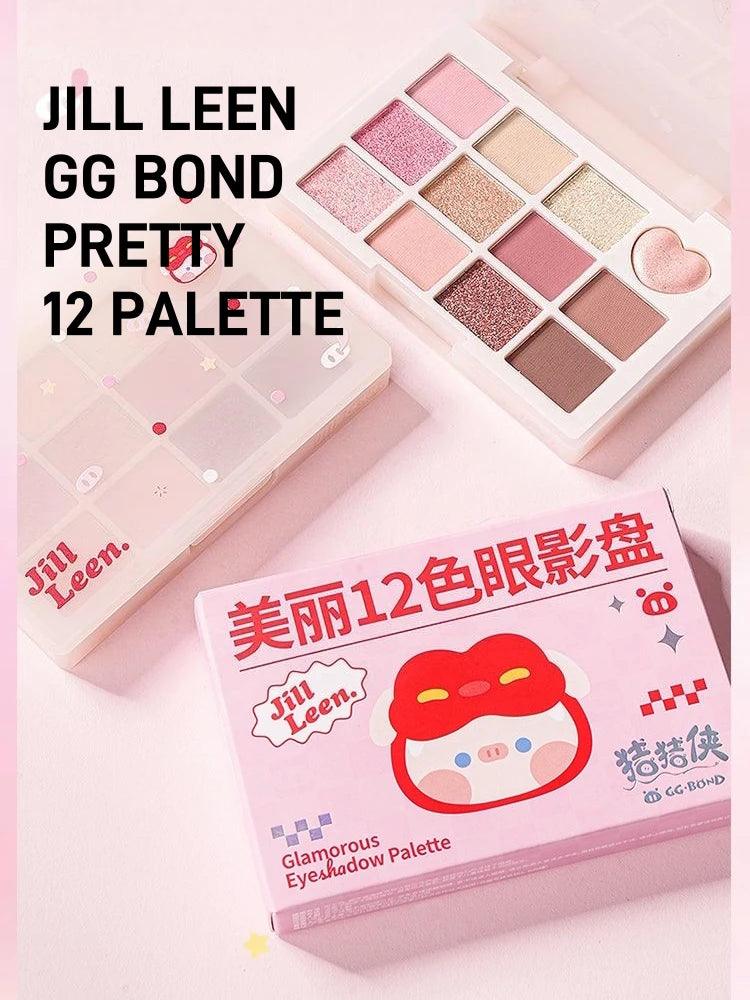 JILL LEEN GG BOND 漂亮 12 眼影盘 7.2 克